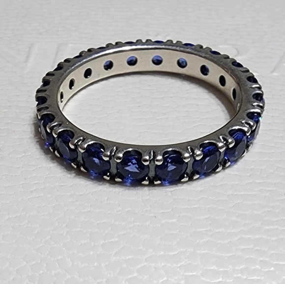 Pandora Sparkling Row Eternity RingSterling silver Size 60 - Picture 5 of 5